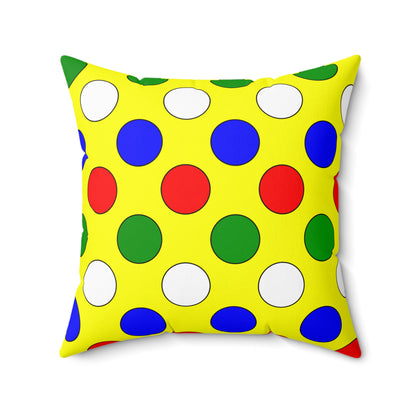 Central African Republic Retro Polka Dots Cushion Pillow