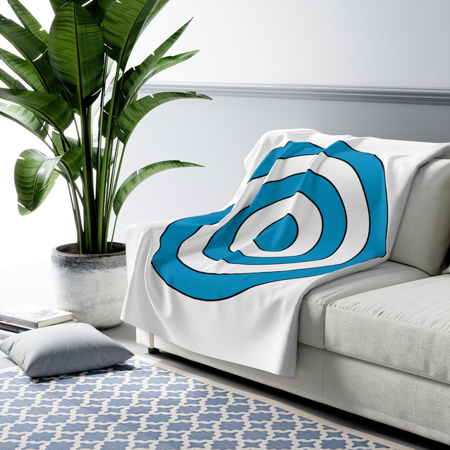 Galicia Retro Target Blanket Throw