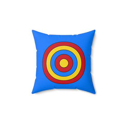 Democratic Republic of the Congo Retro Target Cushion Pillow