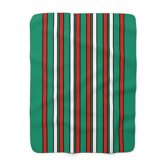 Bulgaria Retro Stripes Blanket Throw