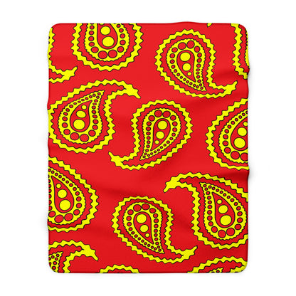 China Retro Paisley Blanket Throw