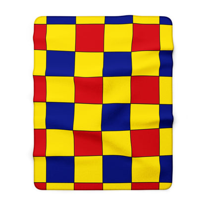 Colombia Retro Check Blanket Throw