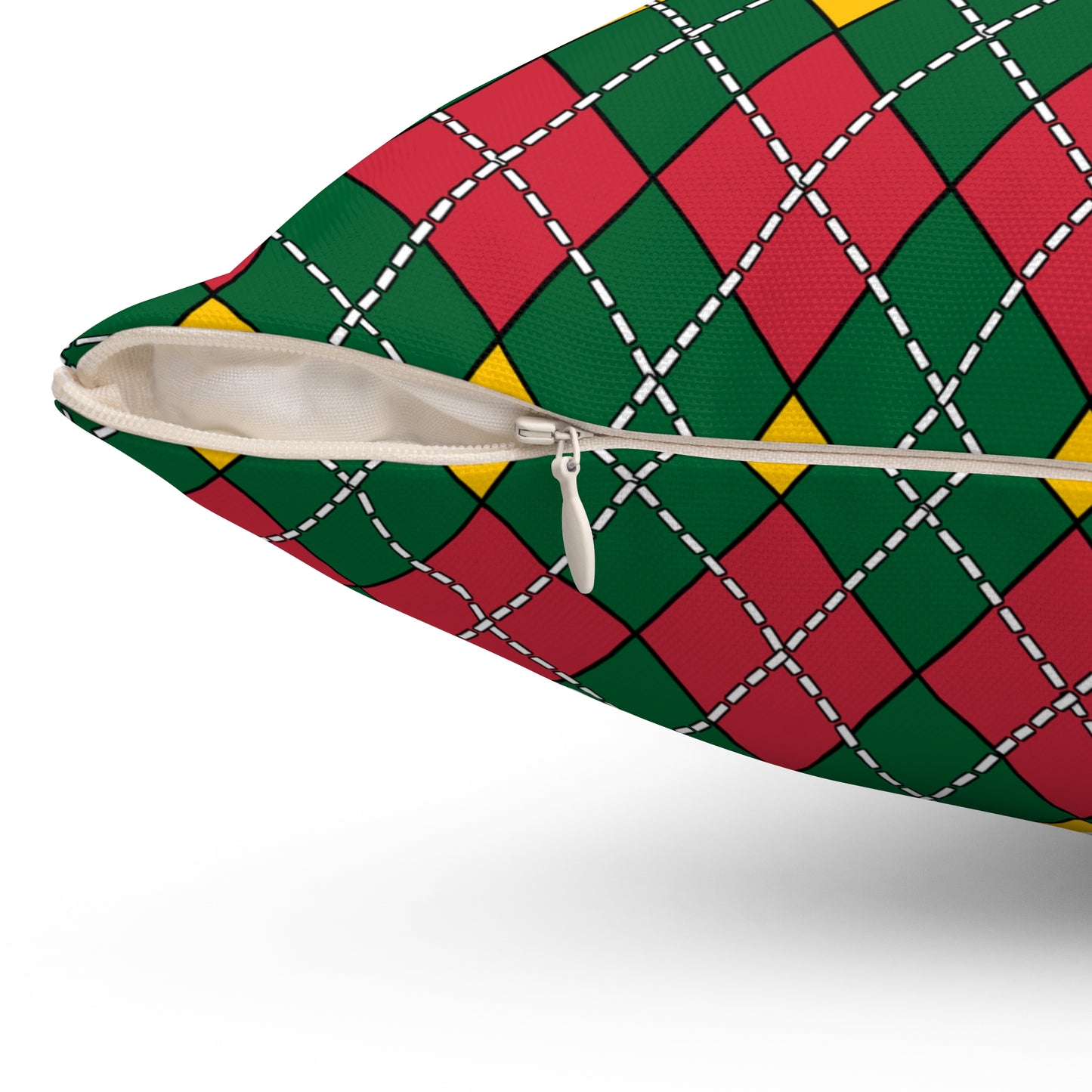 Mauritania Retro Argyle Cushion Pillow