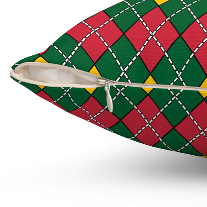 Mauritania Retro Argyle Cushion Pillow
