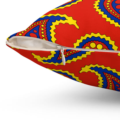 Romania Retro Paisley Cushion Pillow