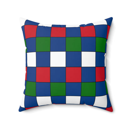 Belize Retro Check Cushion Pillow