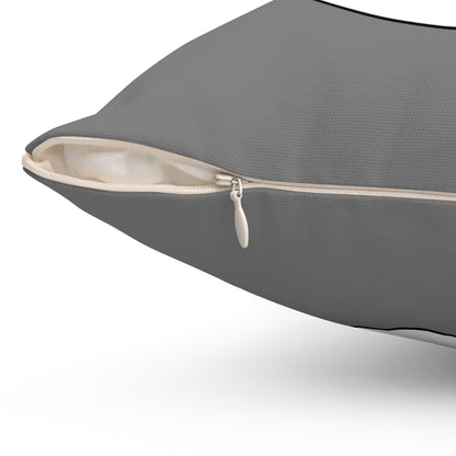 Grey, White Retro Target Cushion Pillow