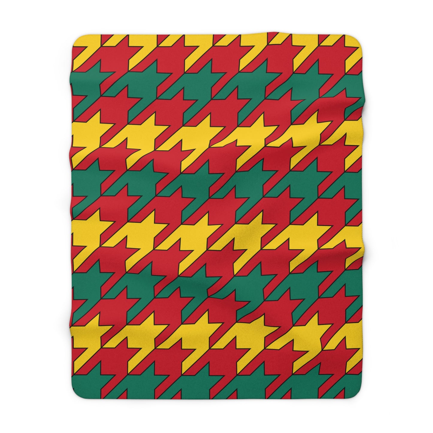 Grenada Retro Houndstooth Blanket Throw