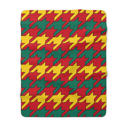 Grenada Retro Houndstooth Blanket Throw