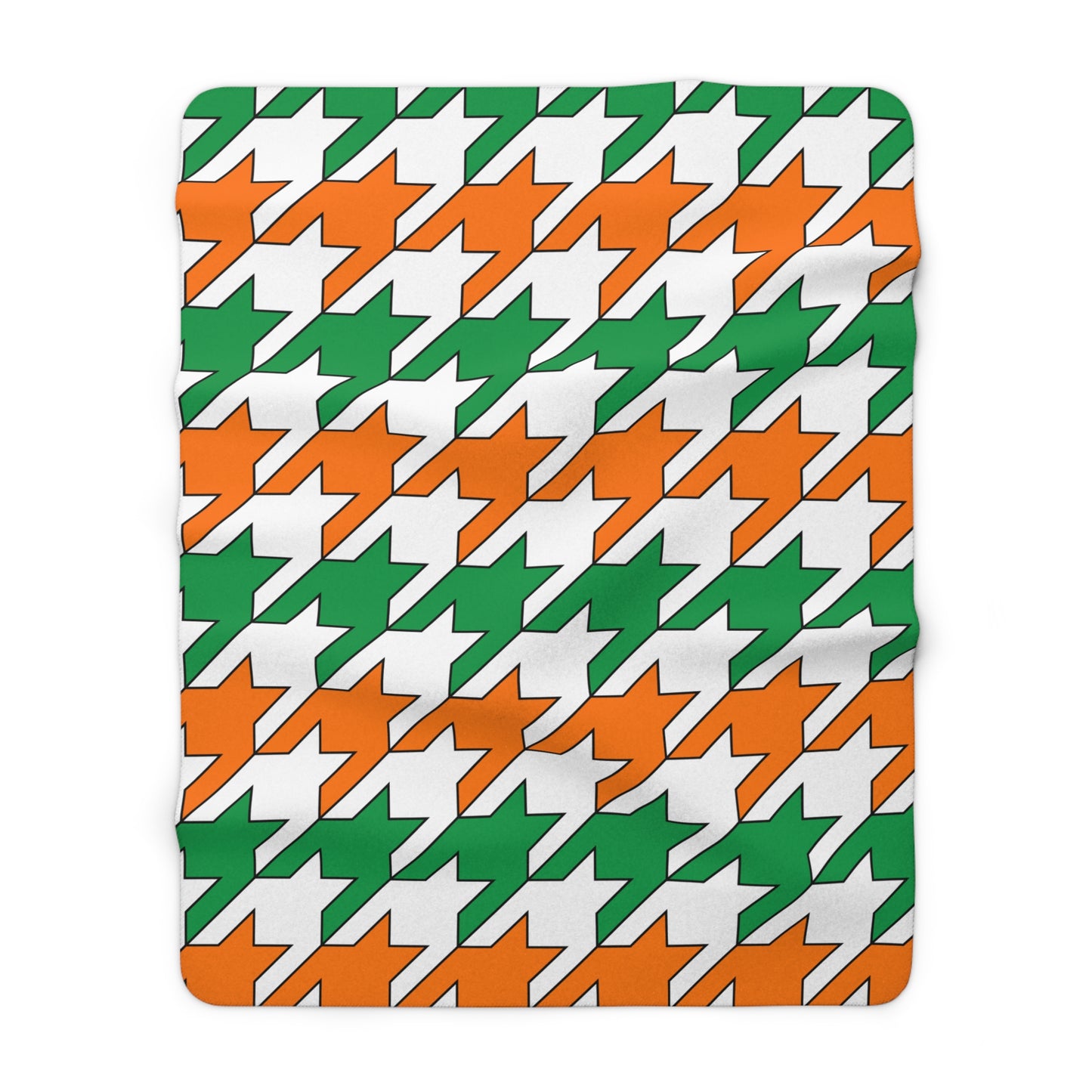 Ireland Retro Houndstooth Blanket Throw