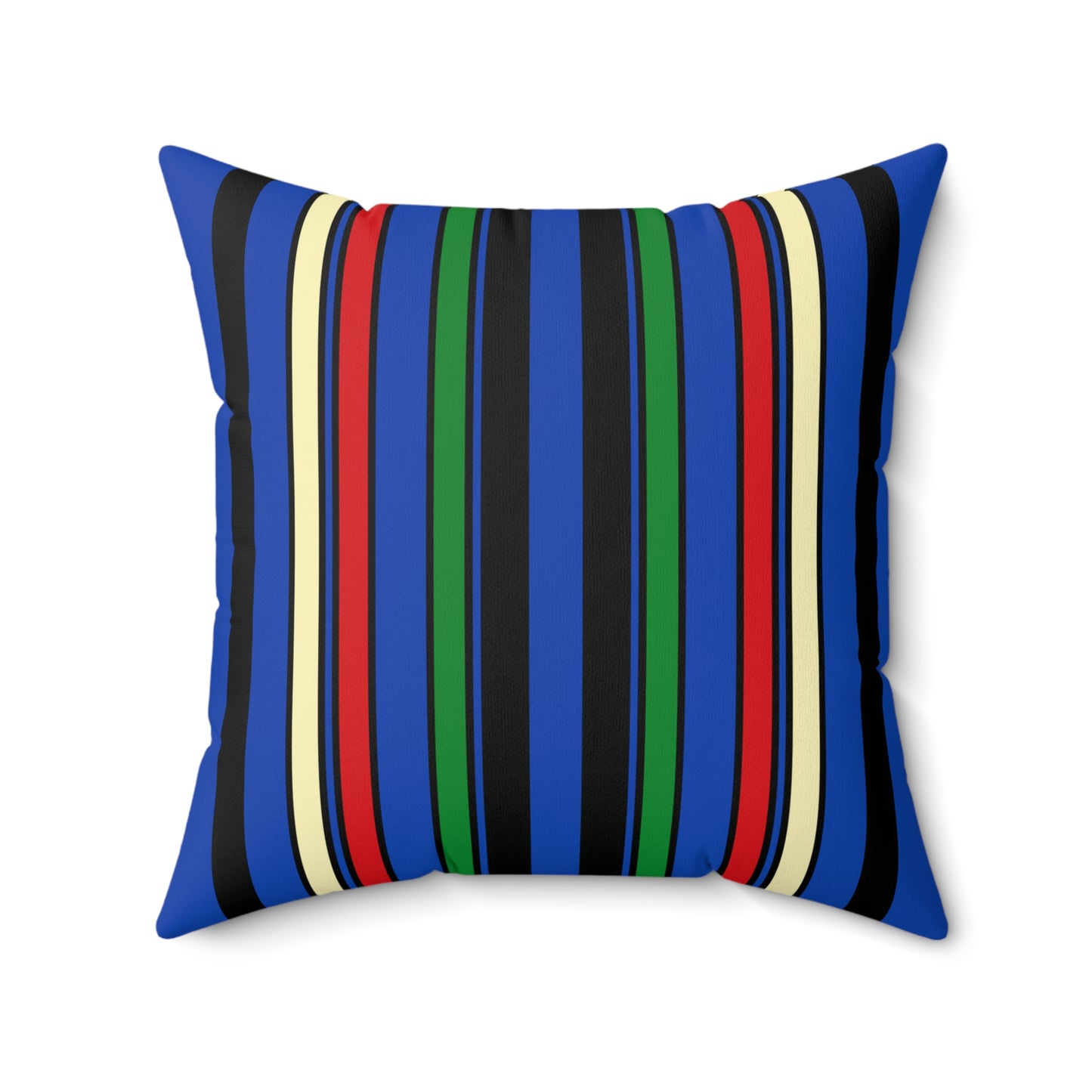 South Sudan Retro Stripes Cushion Pillow