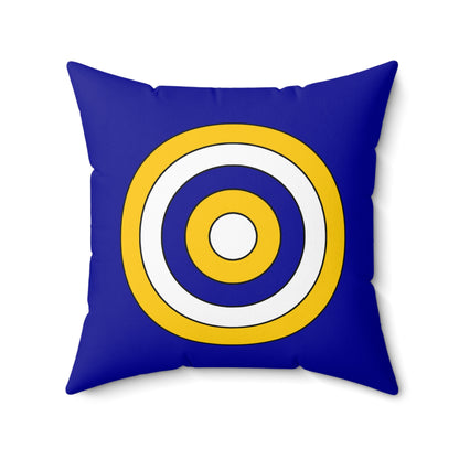 Bosnia And Herzegovina Retro Target Cushion Pillow