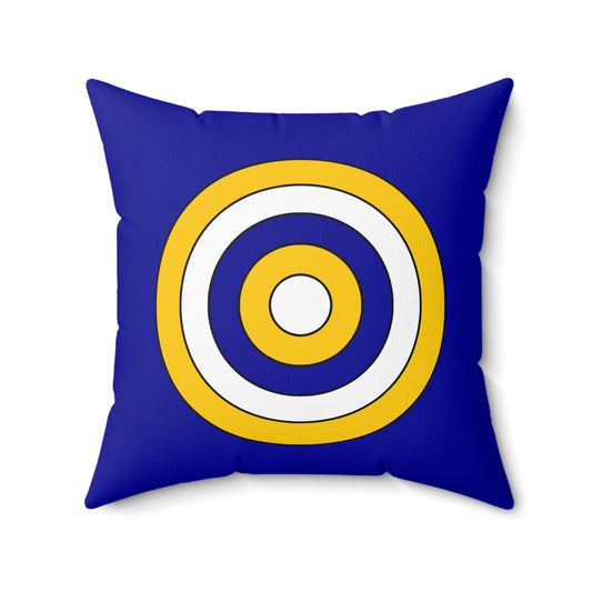 Bosnia And Herzegovina Retro Target Cushion Pillow