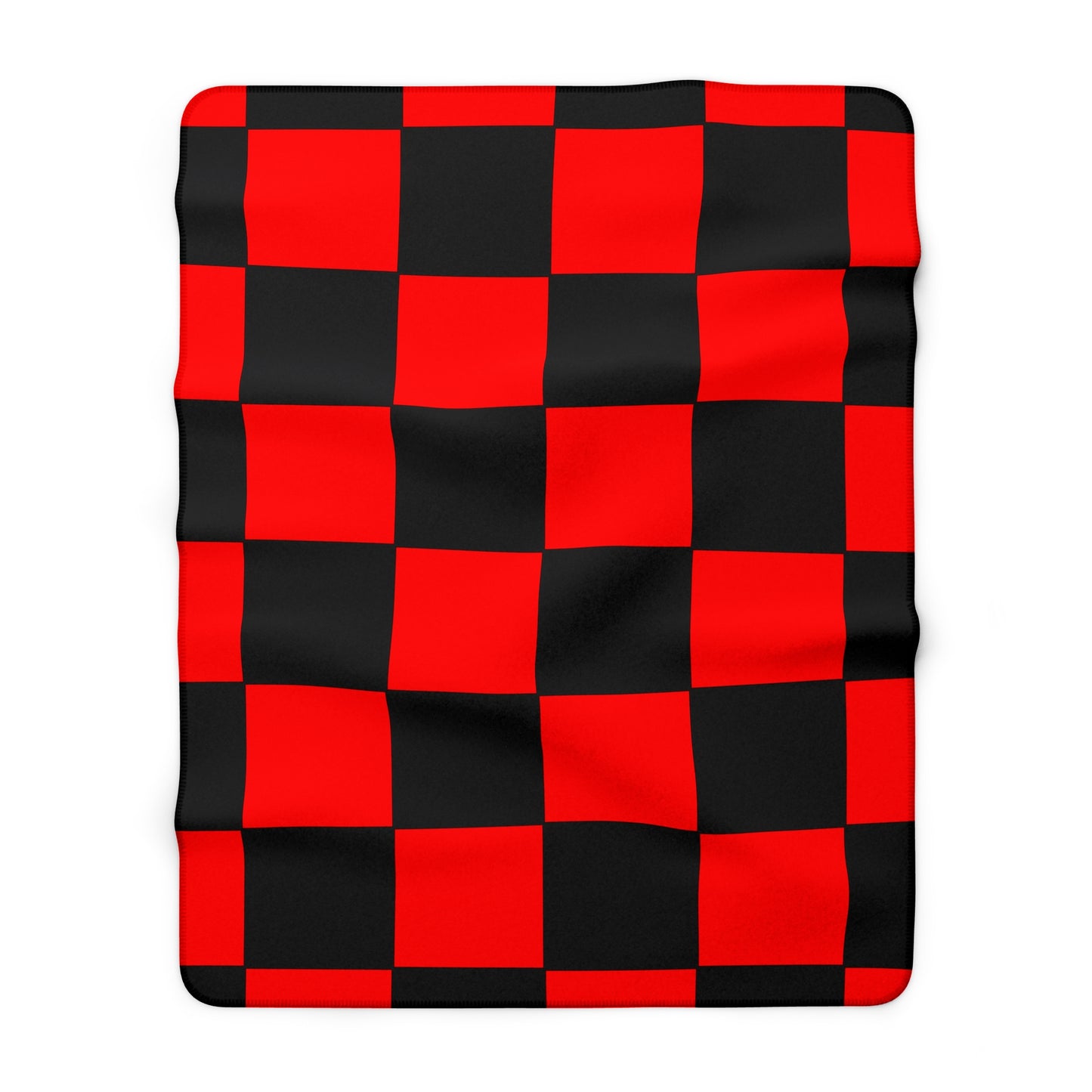 Albania Retro Check Blanket Throw