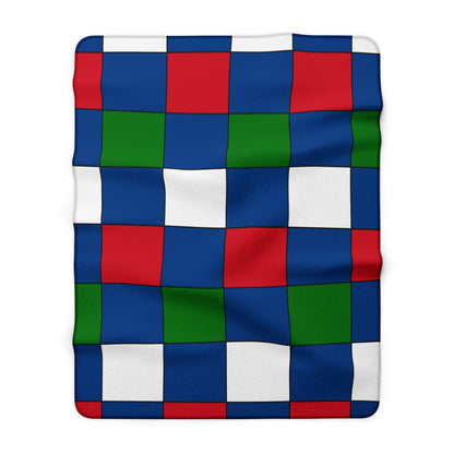 Belize Retro Check Blanket Throw