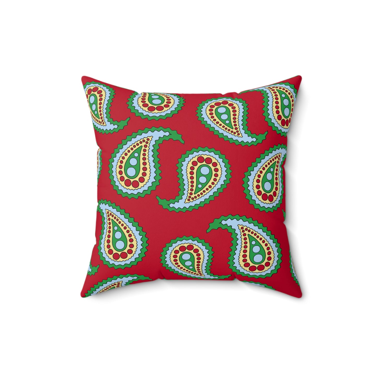 Eritrea Retro Paisley Cushion Pillow