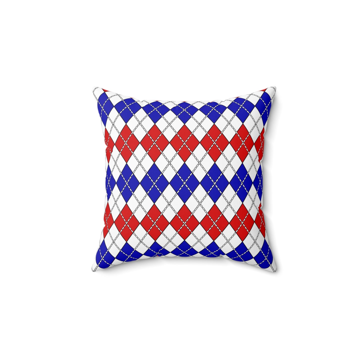 Costa Rica Retro Argyle Cushion Pillow