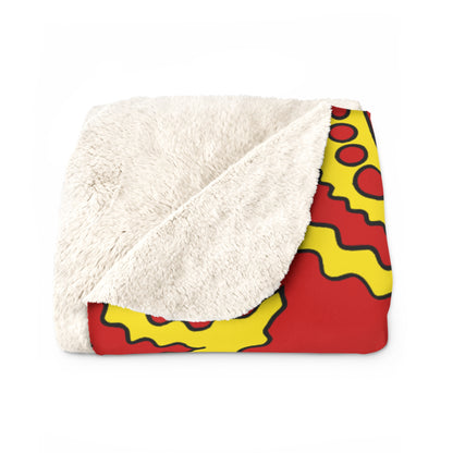 North Macedonia Retro Paisley Blanket Throw