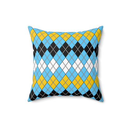 Saint Lucia Retro Argyle Cushion Pillow