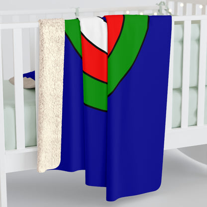Gambia Retro Target Blanket Throw