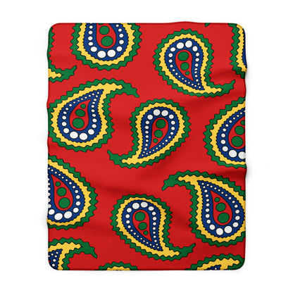 Seychelles Retro Paisley Blanket Throw