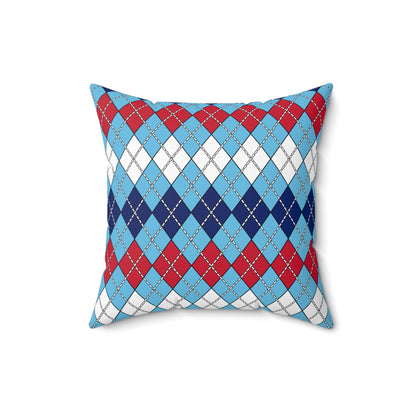 Fiji Retro Argyle Cushion Pillow