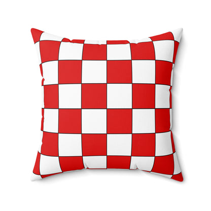 Singapore Retro Check Cushion Pillow