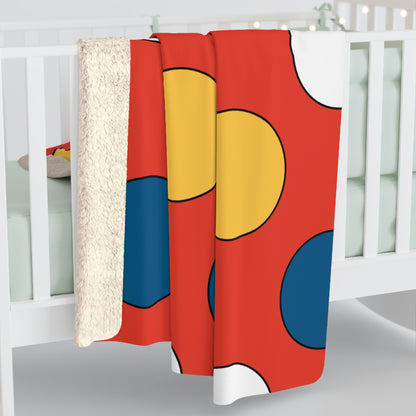 Kiribati Retro Polka Dots Blanket Throw
