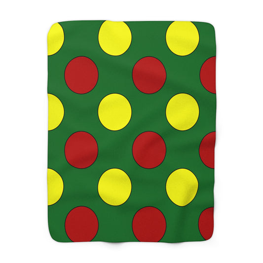 Senegal Retro Polka Dots Blanket Throw