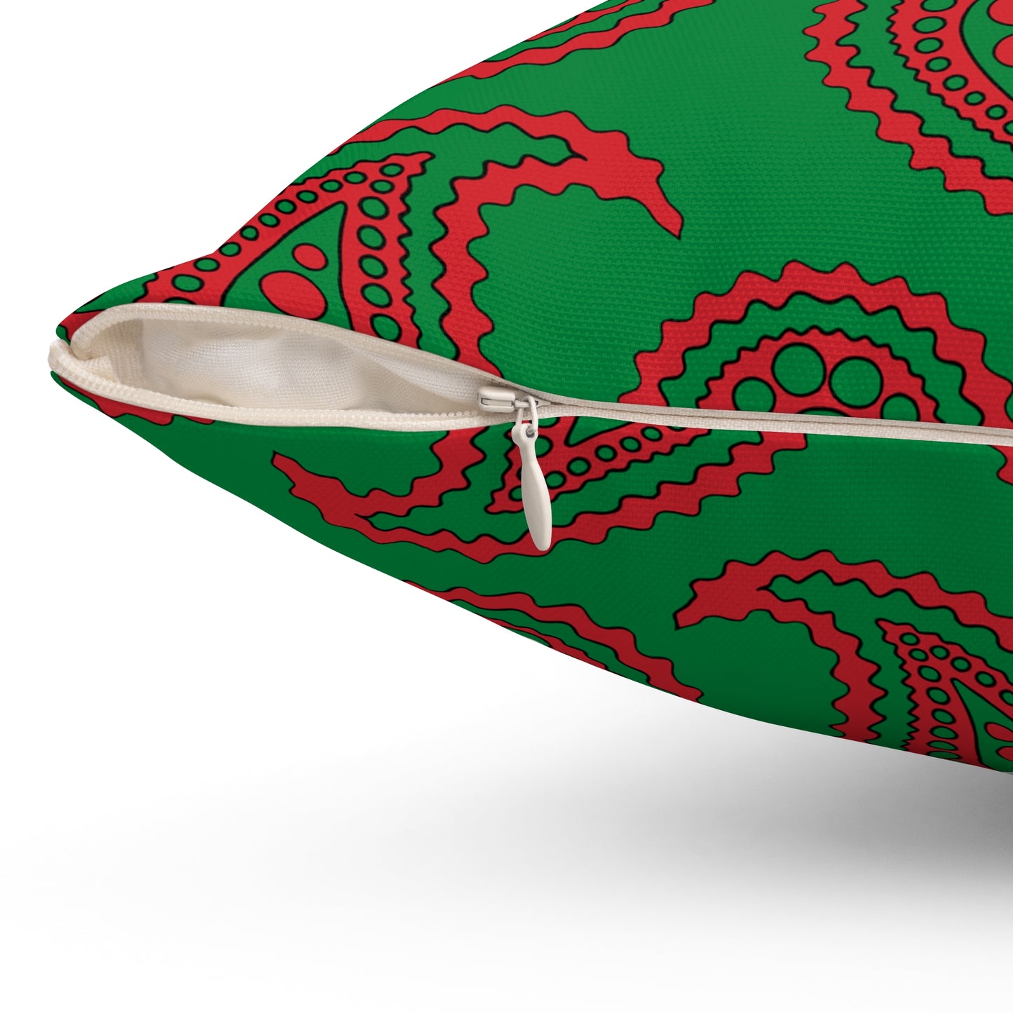 Turkmenistan Retro Paisley Cushion Pillow