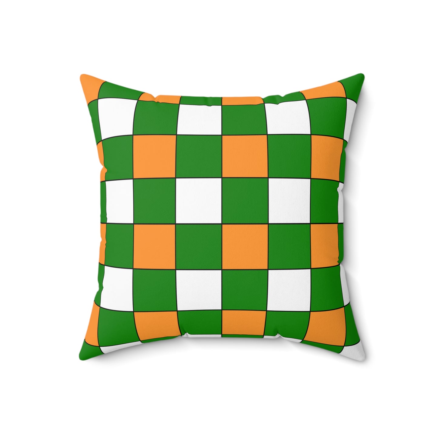 India Retro Check Cushion Pillow