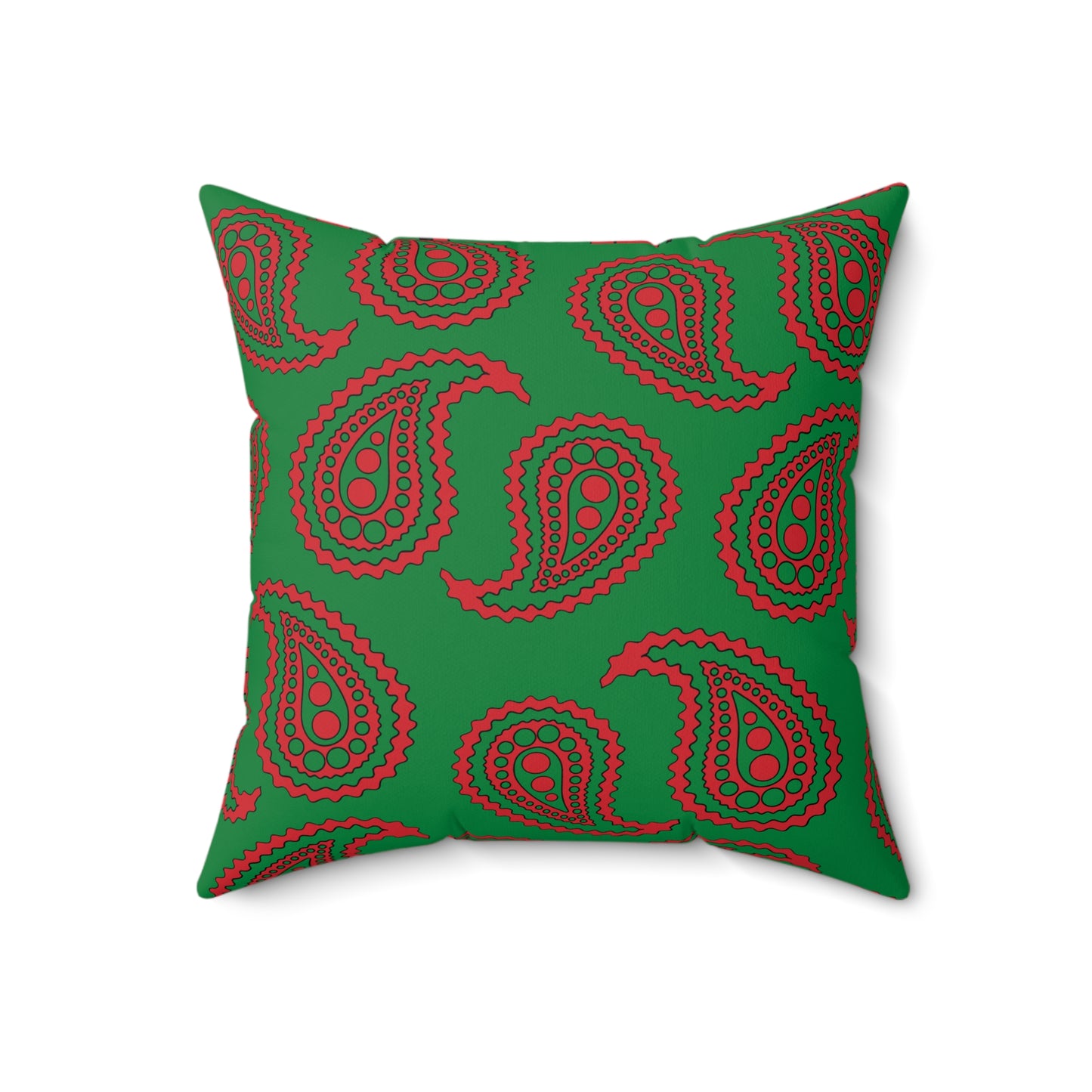 Turkmenistan Retro Paisley Cushion Pillow