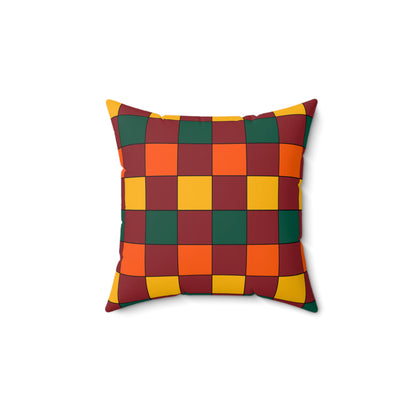 Sri Lanka Retro Check Cushion Pillow