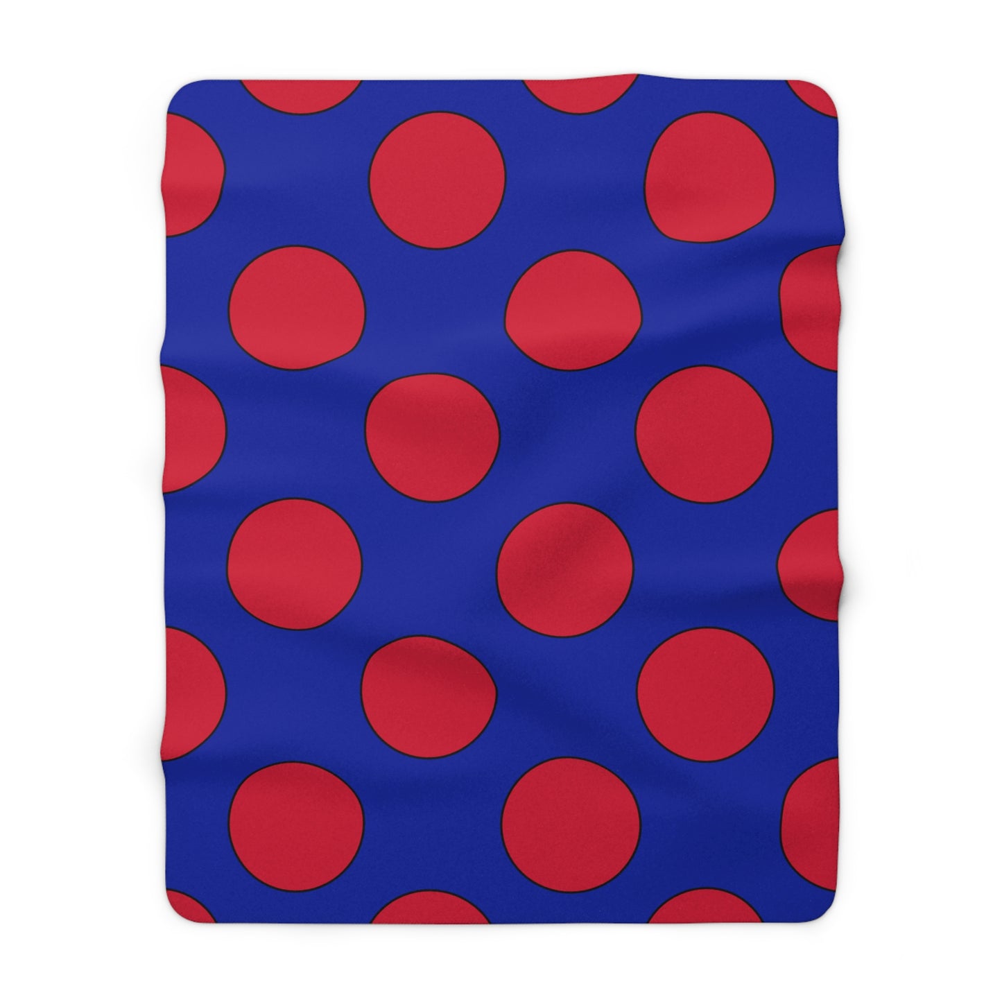Haiti Retro Polka Dots Blanket Throw