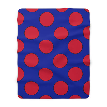 Haiti Retro Polka Dots Blanket Throw