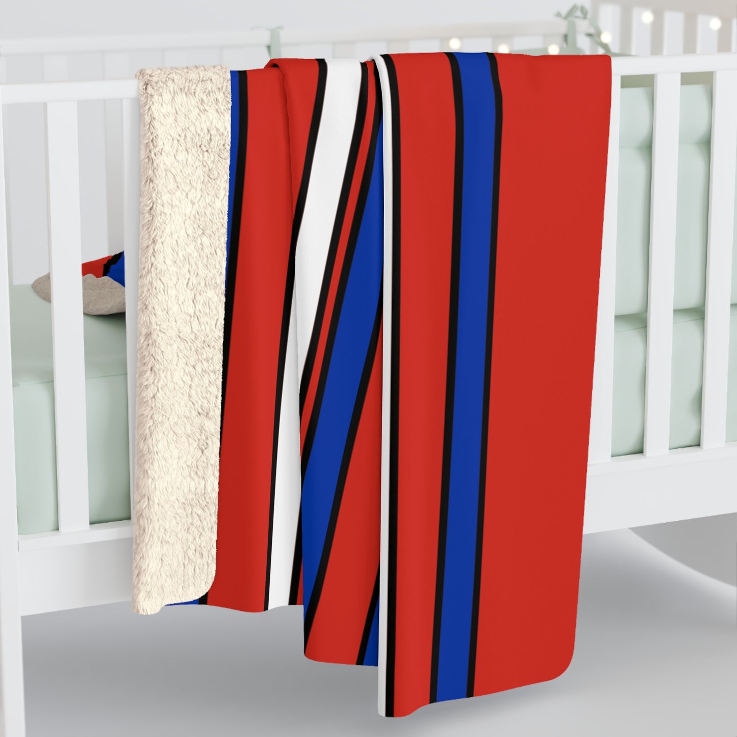 Paraguay Retro Stripes Blanket Throw