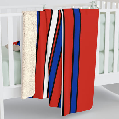 Paraguay Retro Stripes Blanket Throw