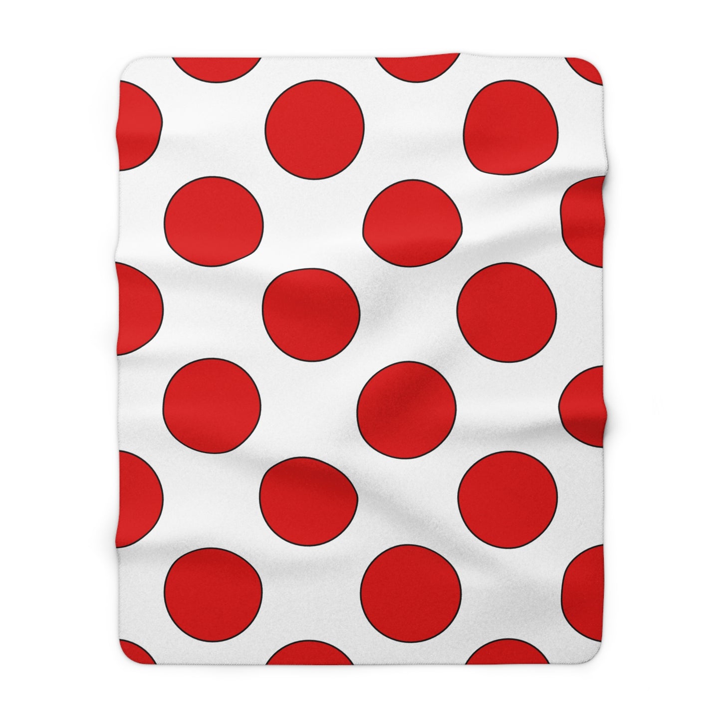 Singapore Retro Polka Dots Blanket Throw