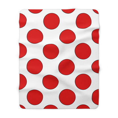 Singapore Retro Polka Dots Blanket Throw