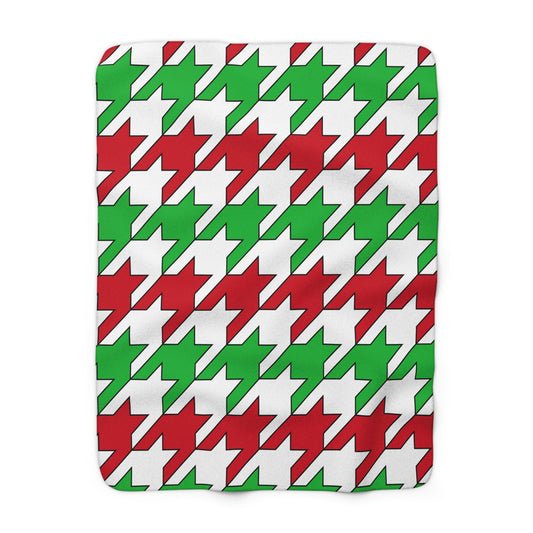 Burundi Retro Houndstooth Blanket Throw
