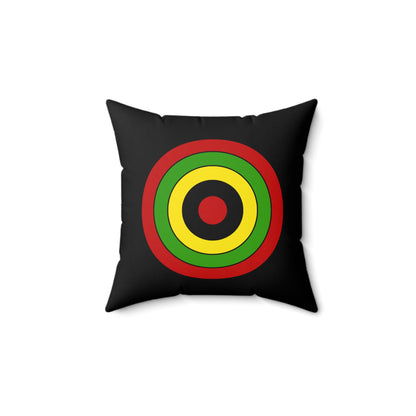 Saint Kitts And Nevis Retro Target Cushion Pillow