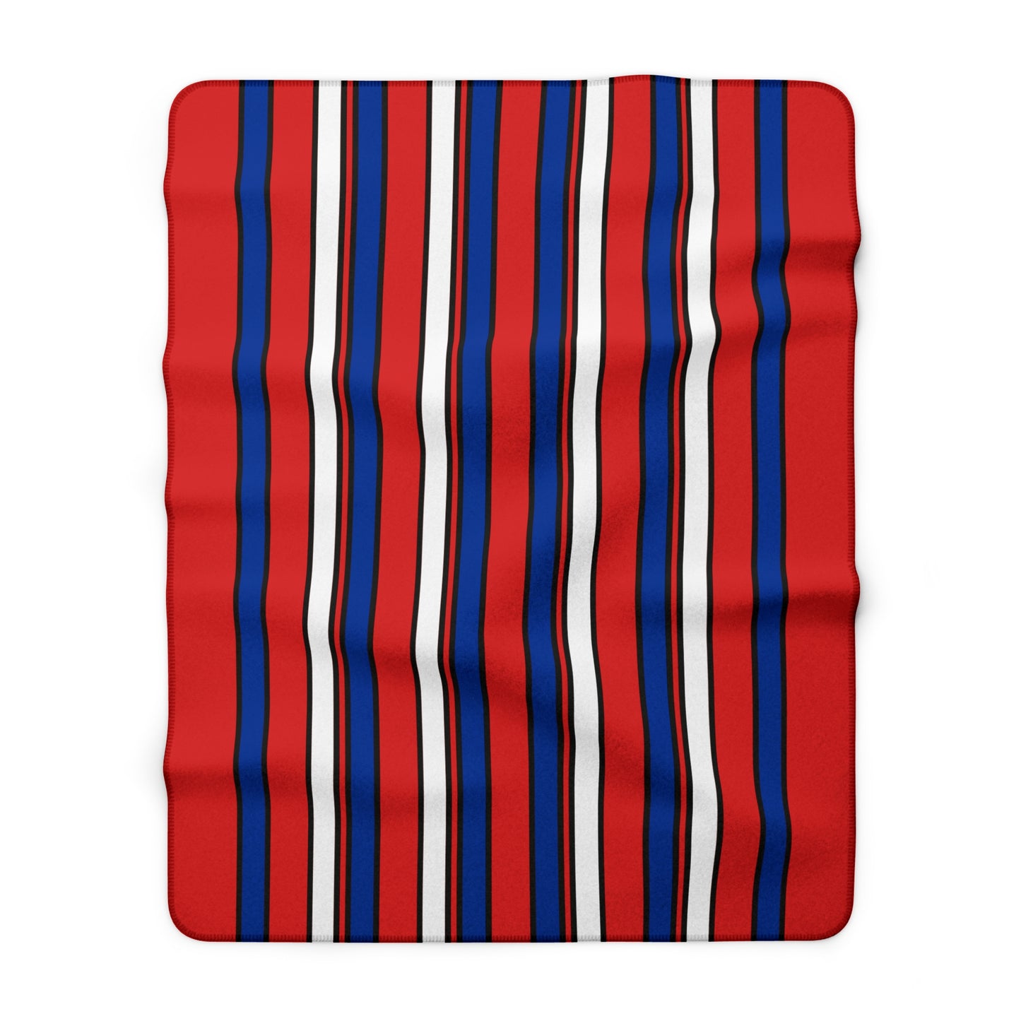 Bouvet Island Retro Stripes Blanket Throw