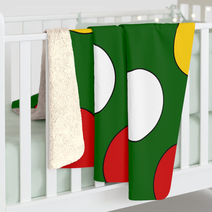 Zimbabwe Retro Polka Dots Blanket Throw