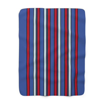 Guam Retro Stripes Blanket Throw