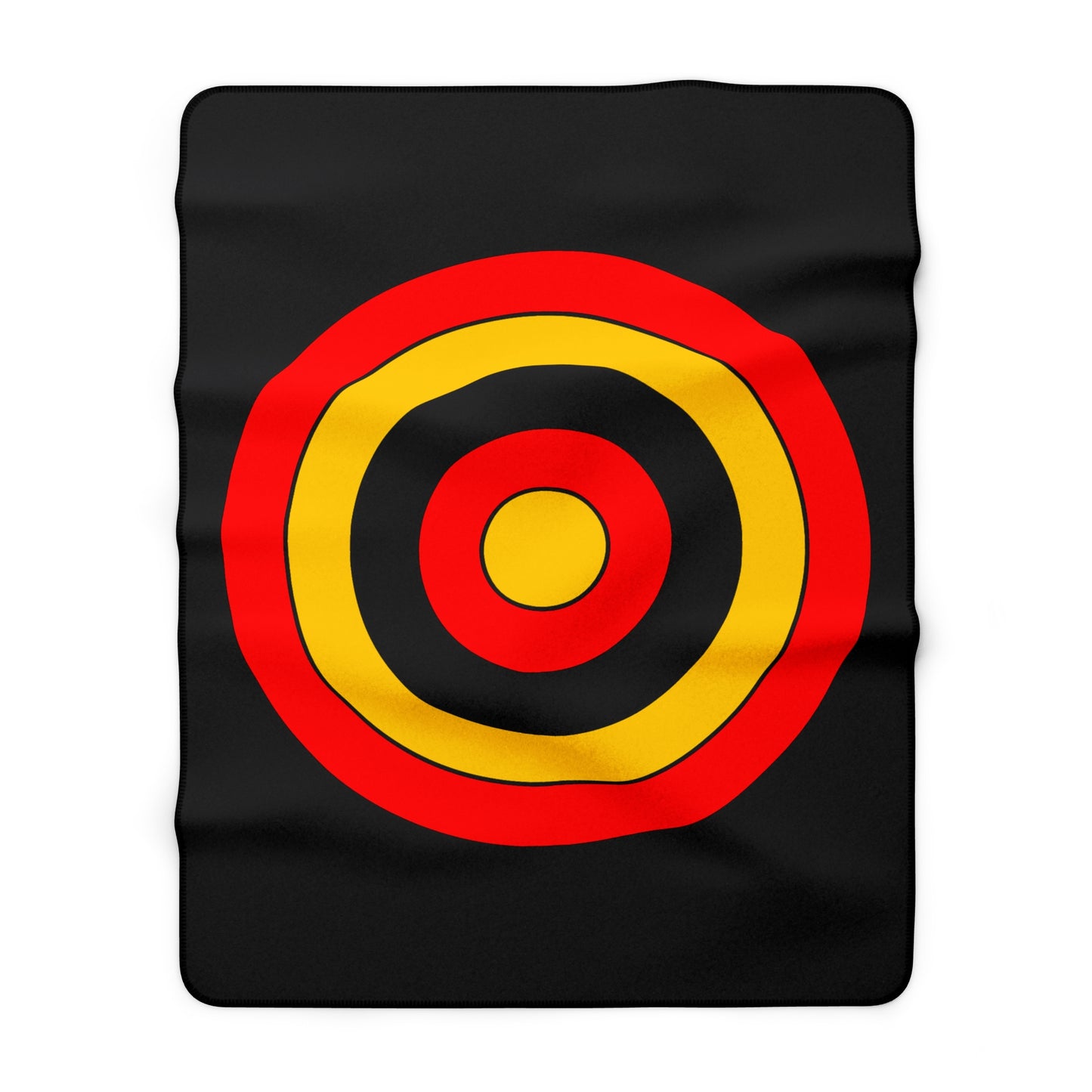 Germany Retro Target Blanket Throw