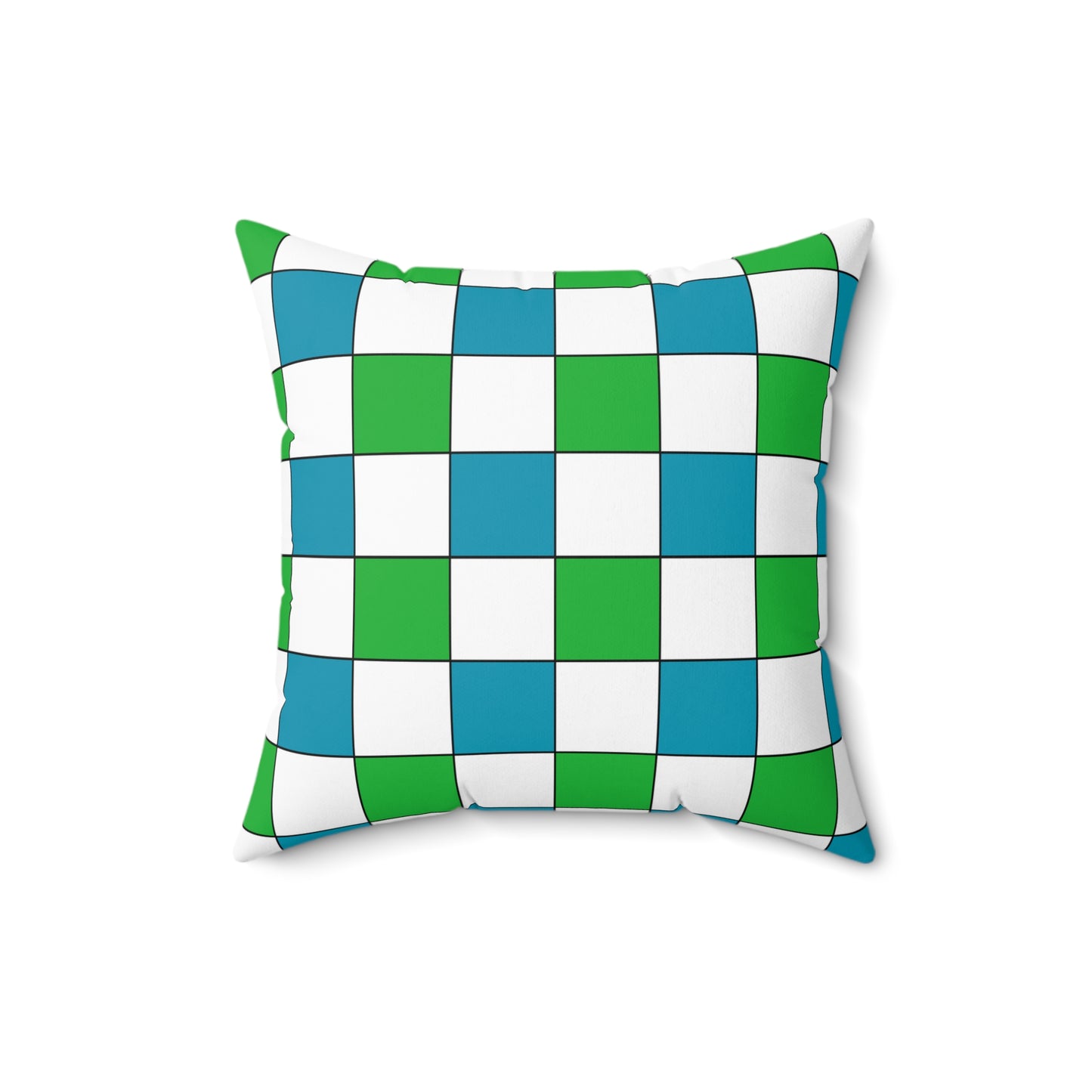 Uzbekistan Retro Check Cushion Pillow