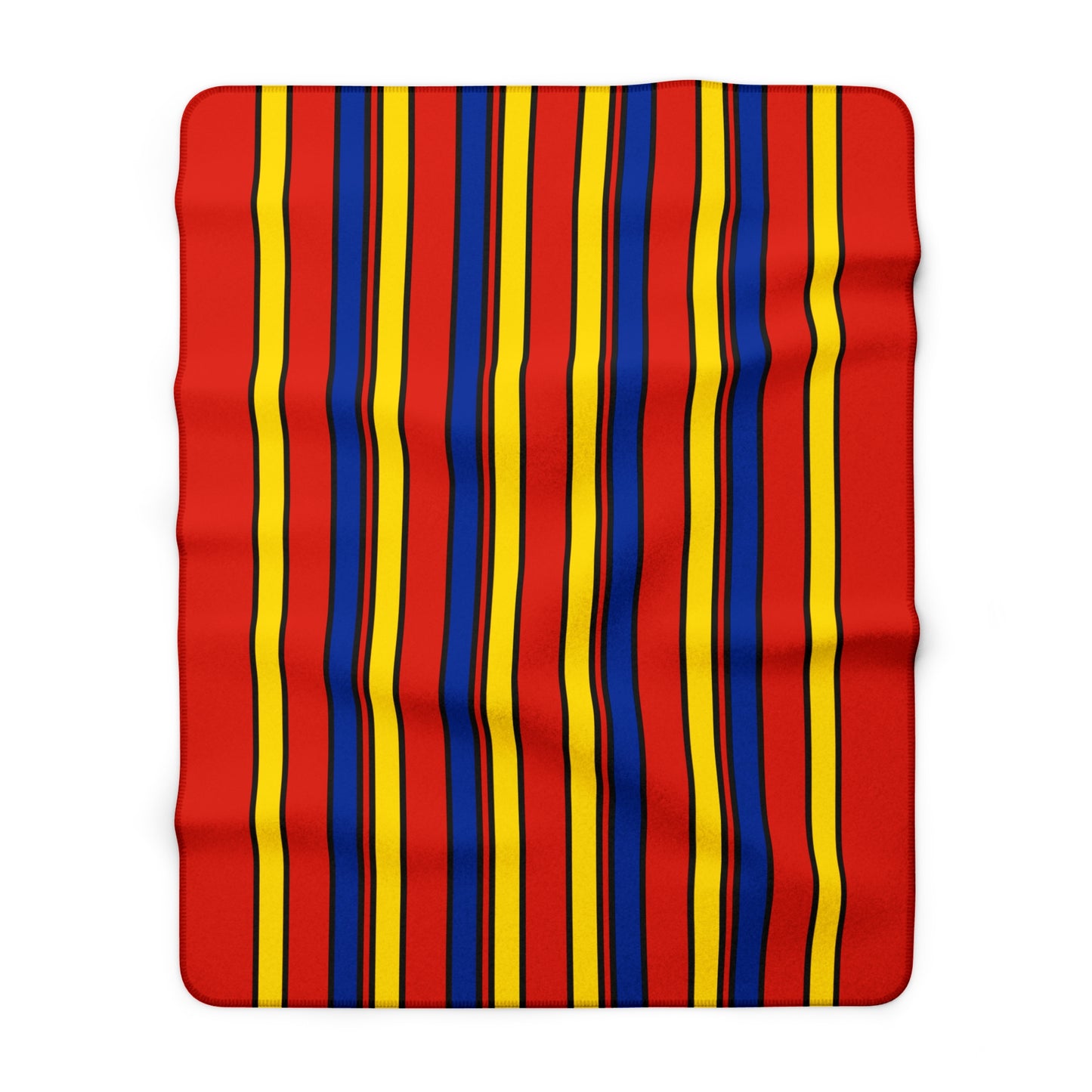 Romania Retro Stripes Blanket Throw