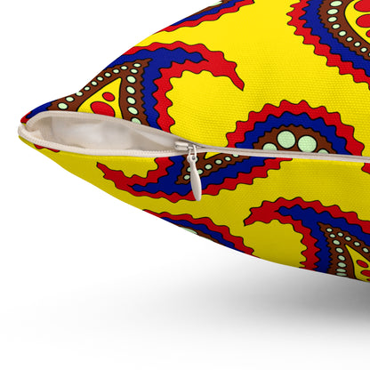 Ecuador Retro Paisley Cushion Pillow