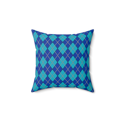 Pacific Islands Retro Argyle Cushion Pillow