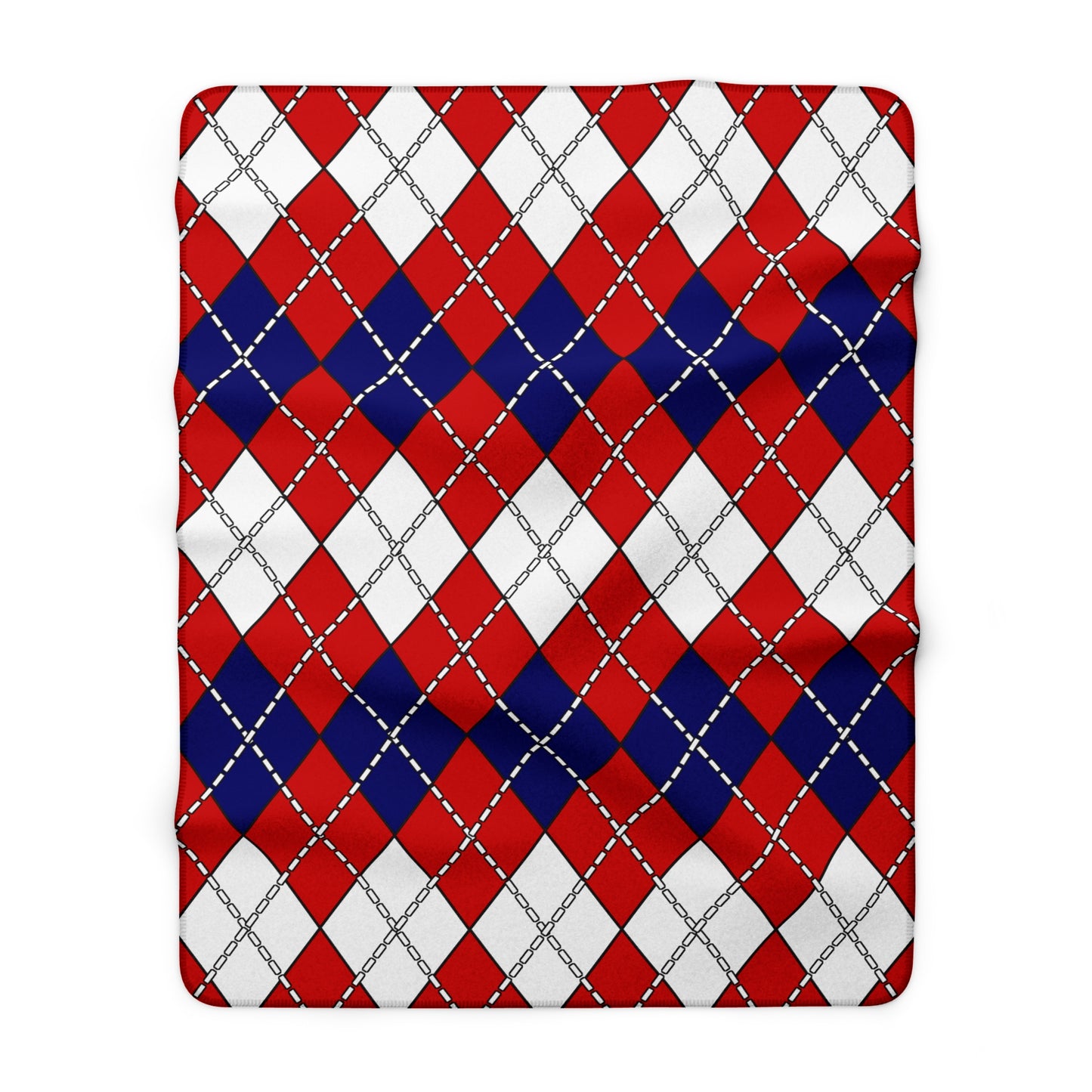Malaysia Retro Argyle Blanket Throw